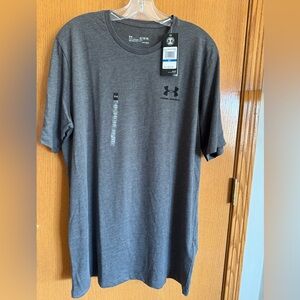 Under Armour Men’s Charcoal Heather Short-Sleeve Performance Tee